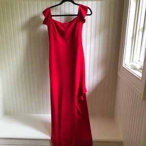Never worn red prom dress